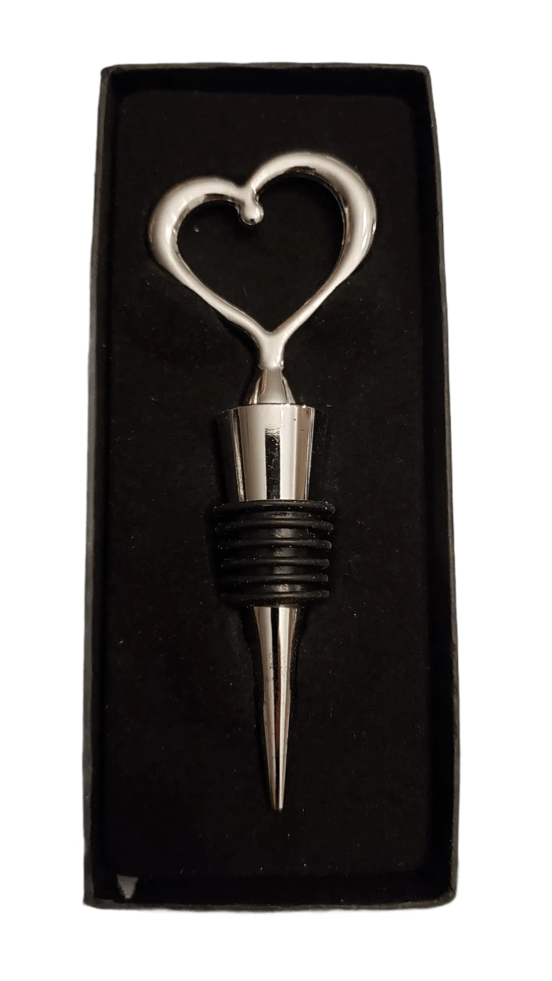 Metal Heart Wine Bottle Stoppers