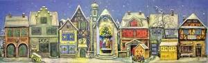 Nostalgic XL German Advent Calendar - 1946 US Presidential Favourite