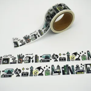 Papier Platz x Eric Small Things Washi Tape - Bookshelf (20mm)