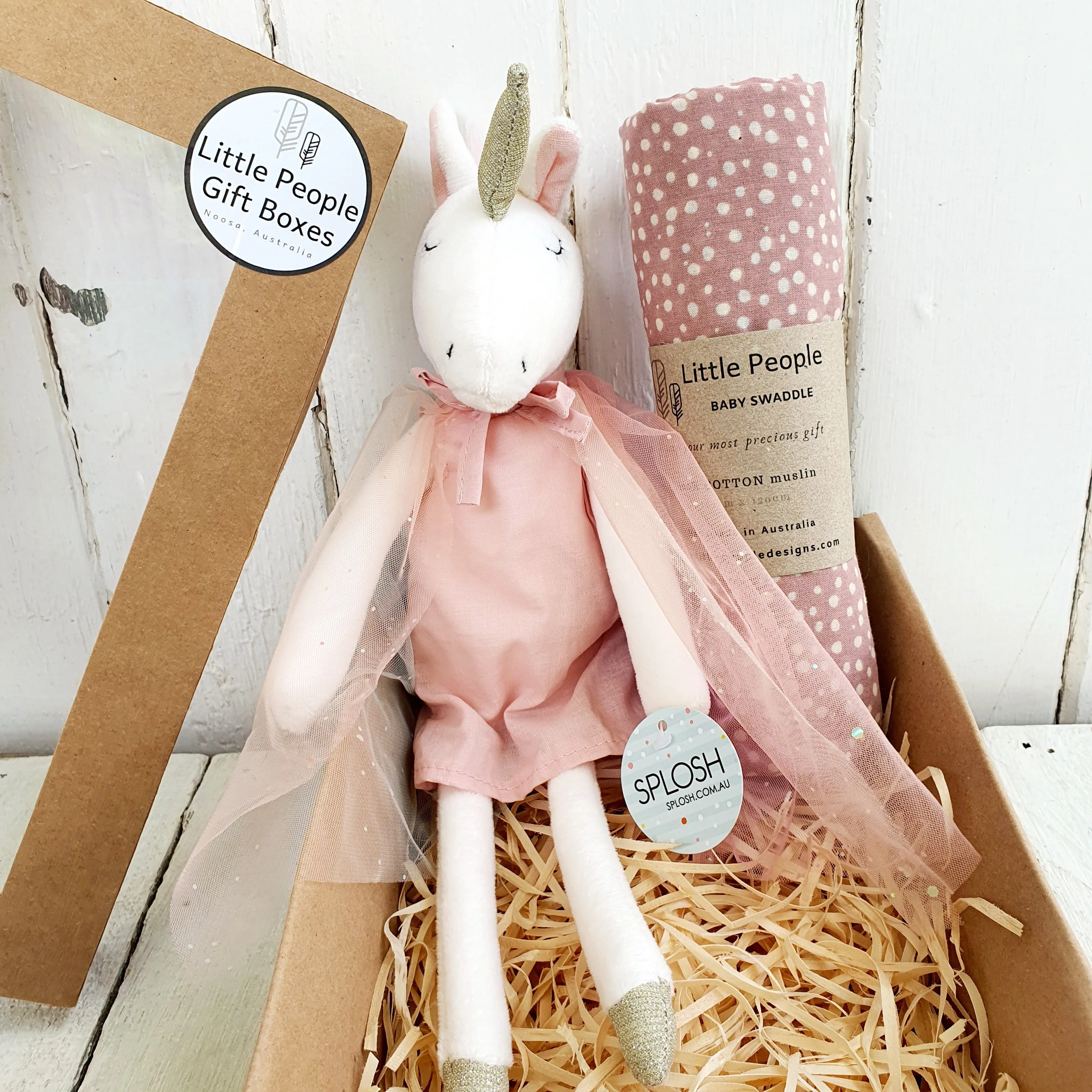 Rainbow Unicorn - Baby Gift Box