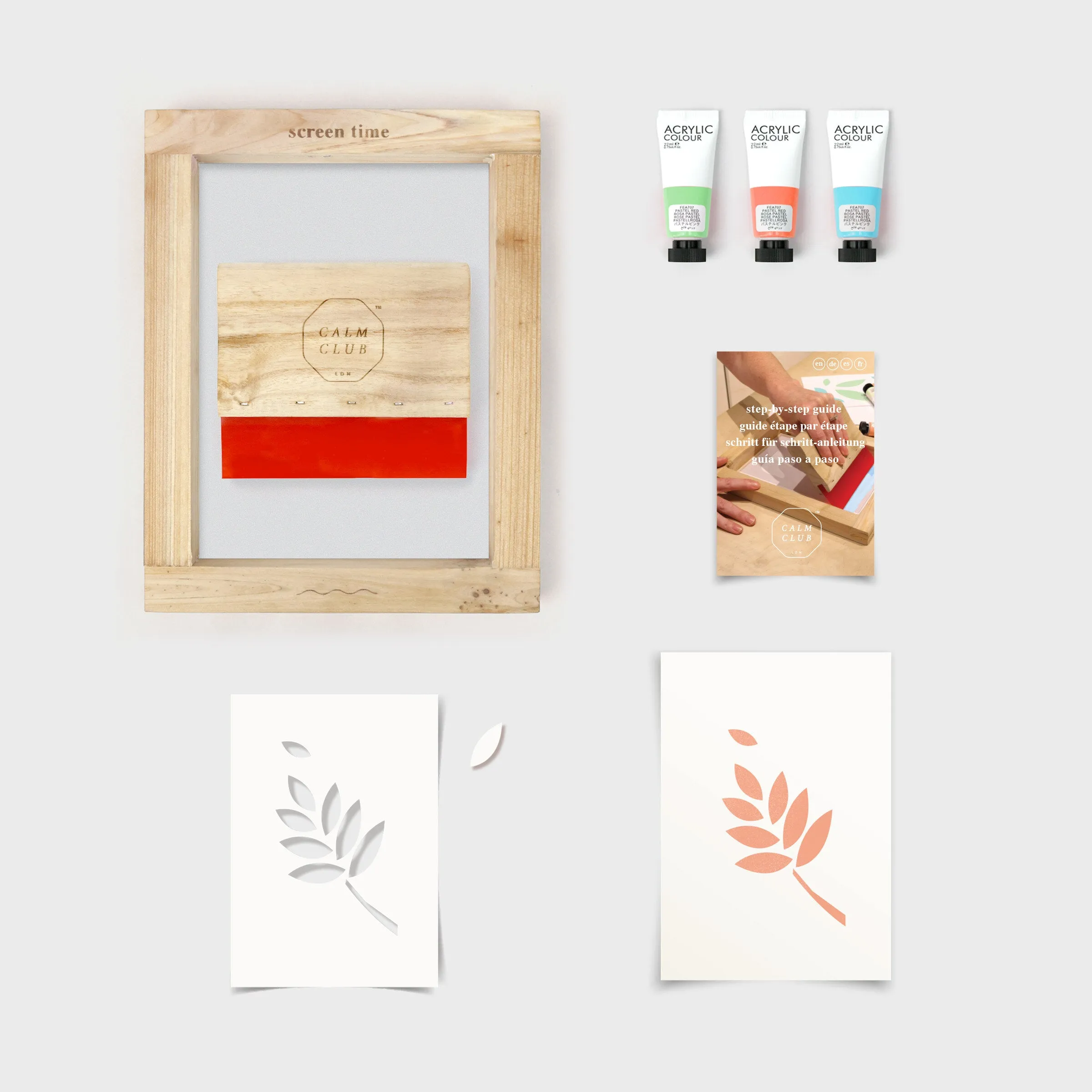 Screen time DIY screen printing kit