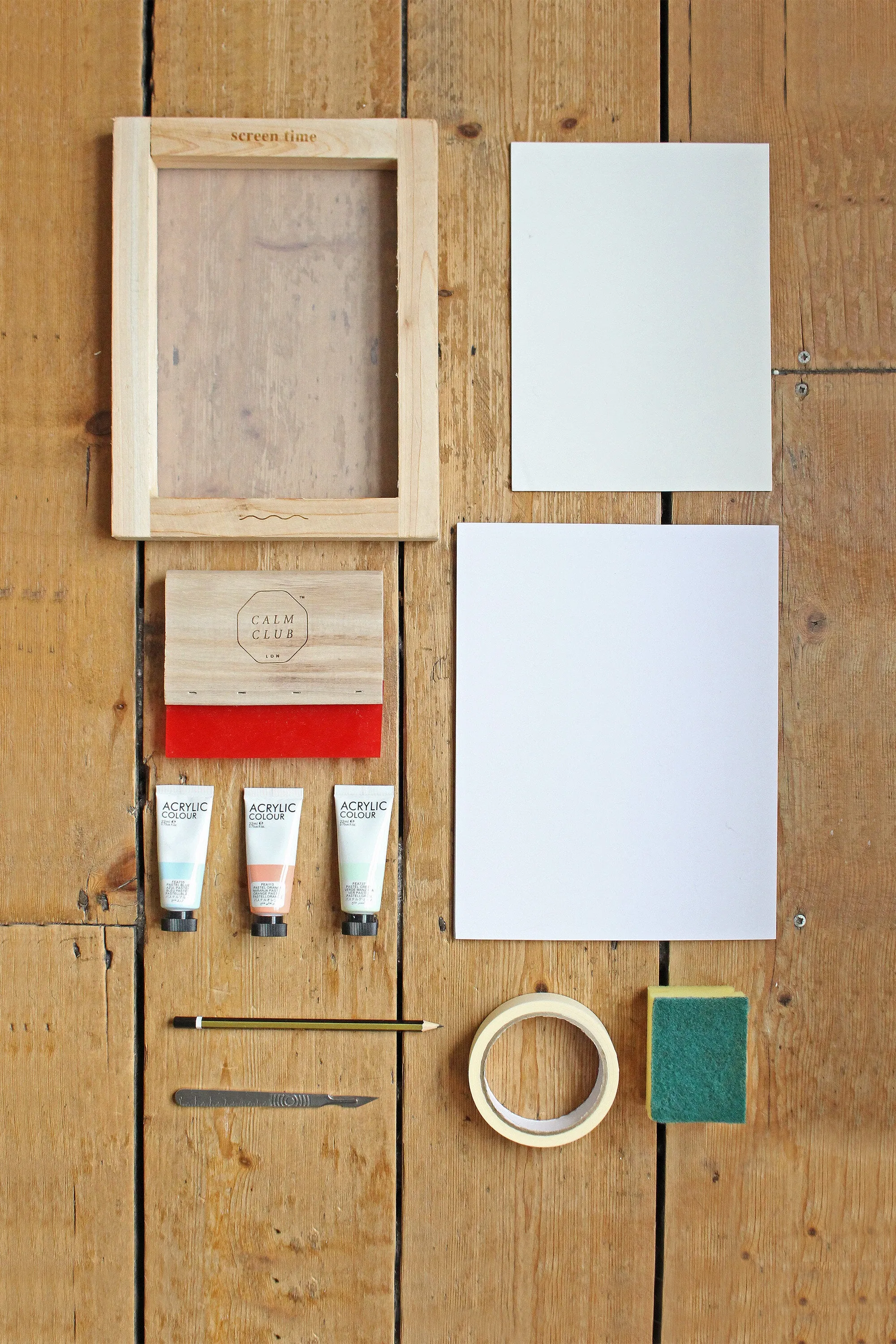 Screen time DIY screen printing kit