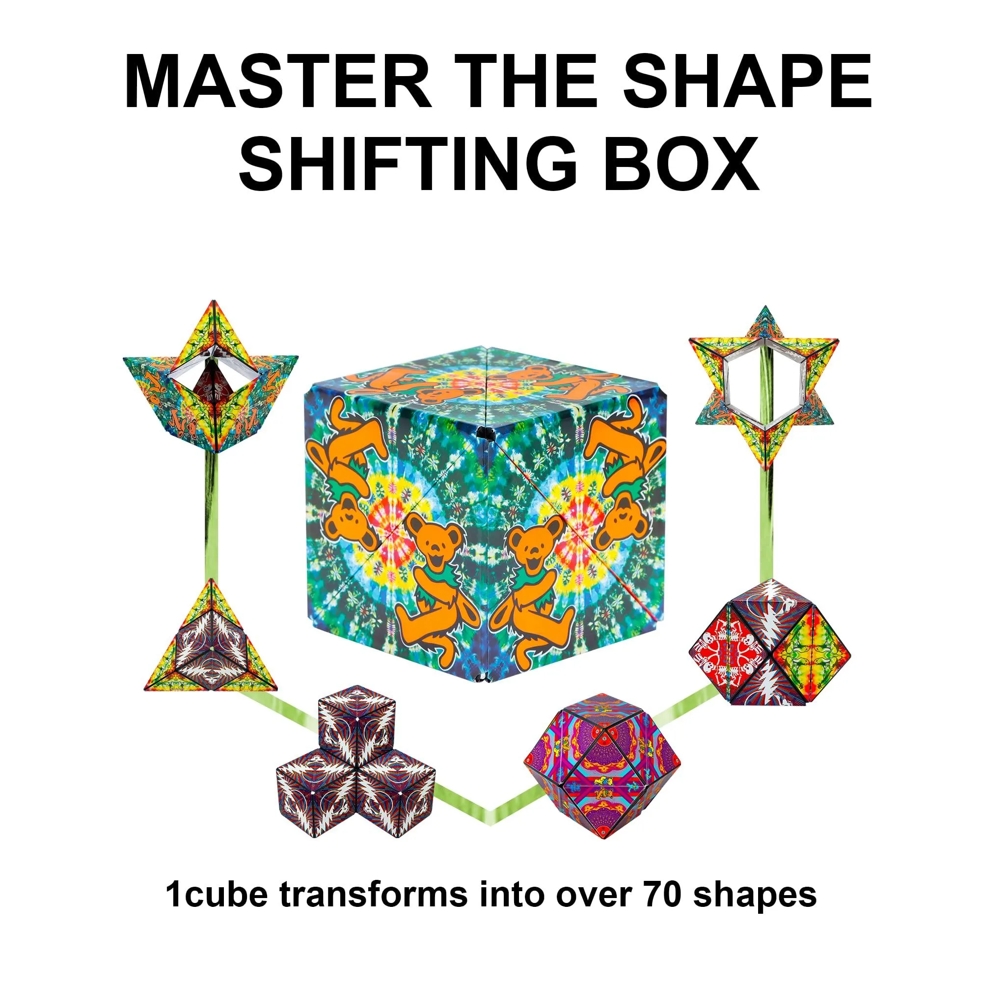 Shashibo Shape Shifting Box - The Grateful Dead - Dancing Bears