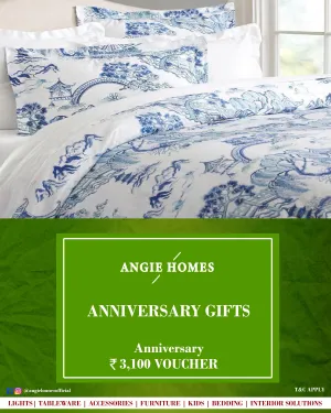 Shop Bed Set Anniversary Gift Vouchers - Angie Homes!