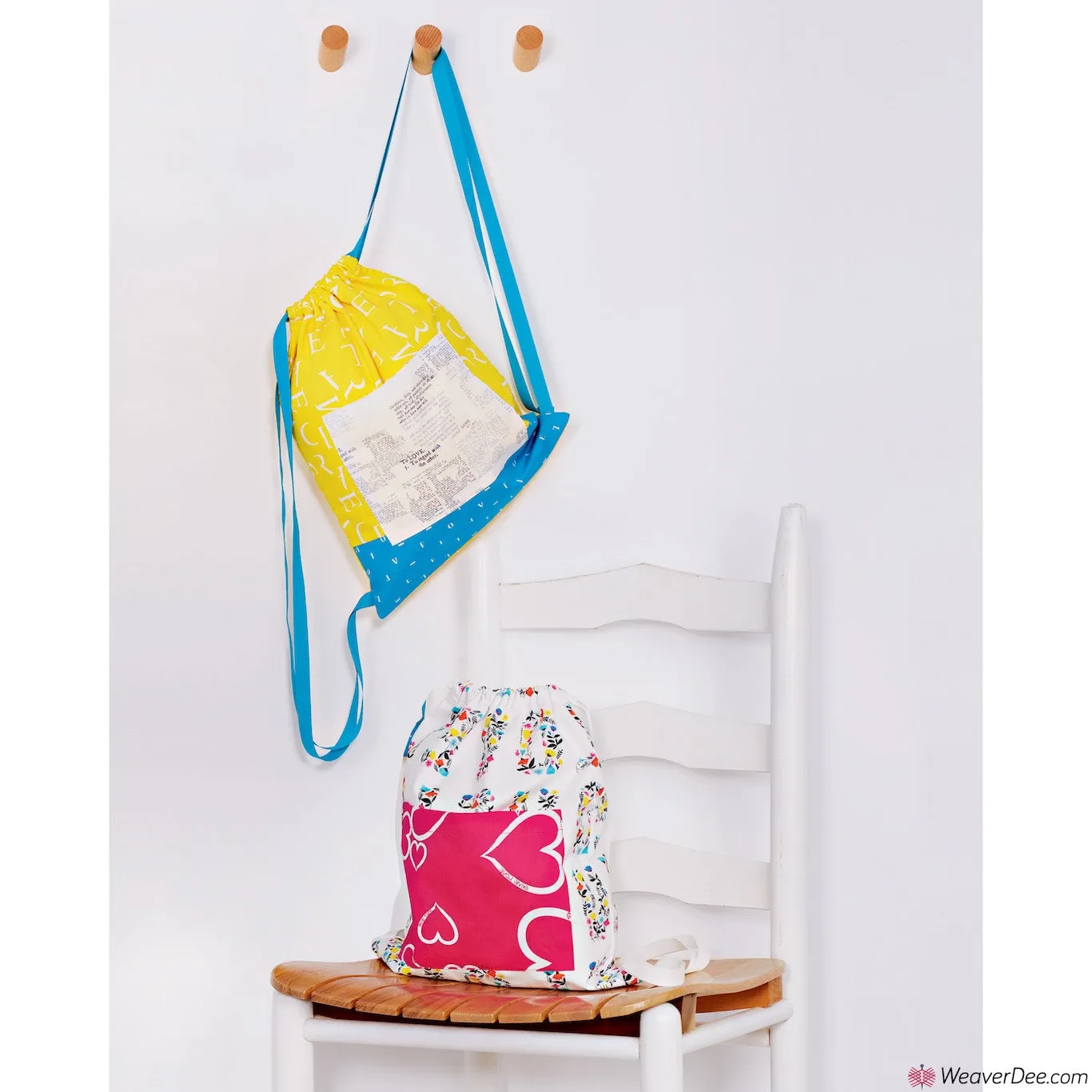 Simplicity Pattern S9513 Backpacks, Reading Pillow, Bed Organizer