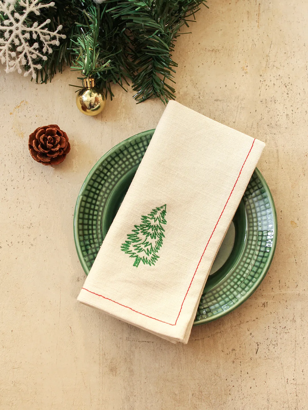 Sparkling Tree Napkin Gift Set (Multi)