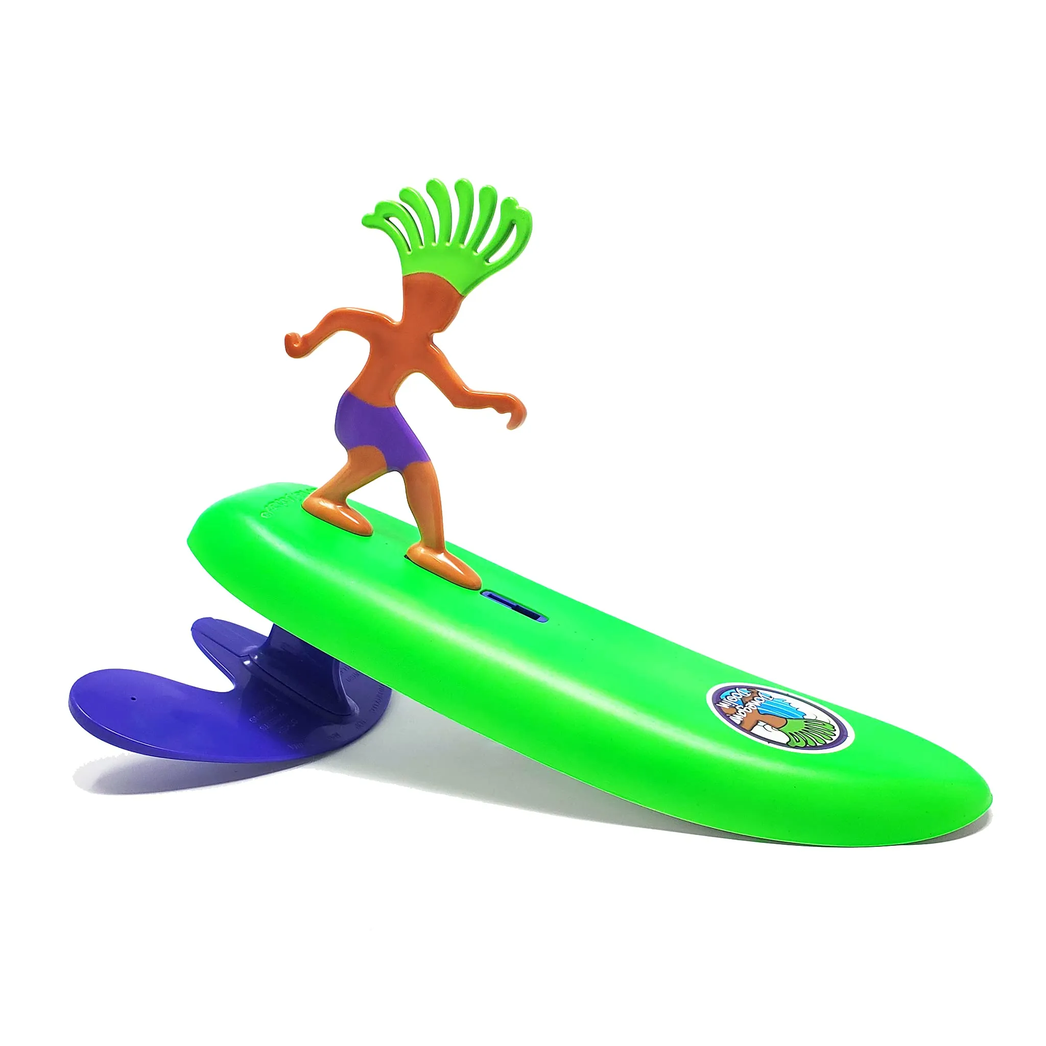 Surfer Dudes Mini-Surfer and Surfboard Toy - Donegan Doolin - Green