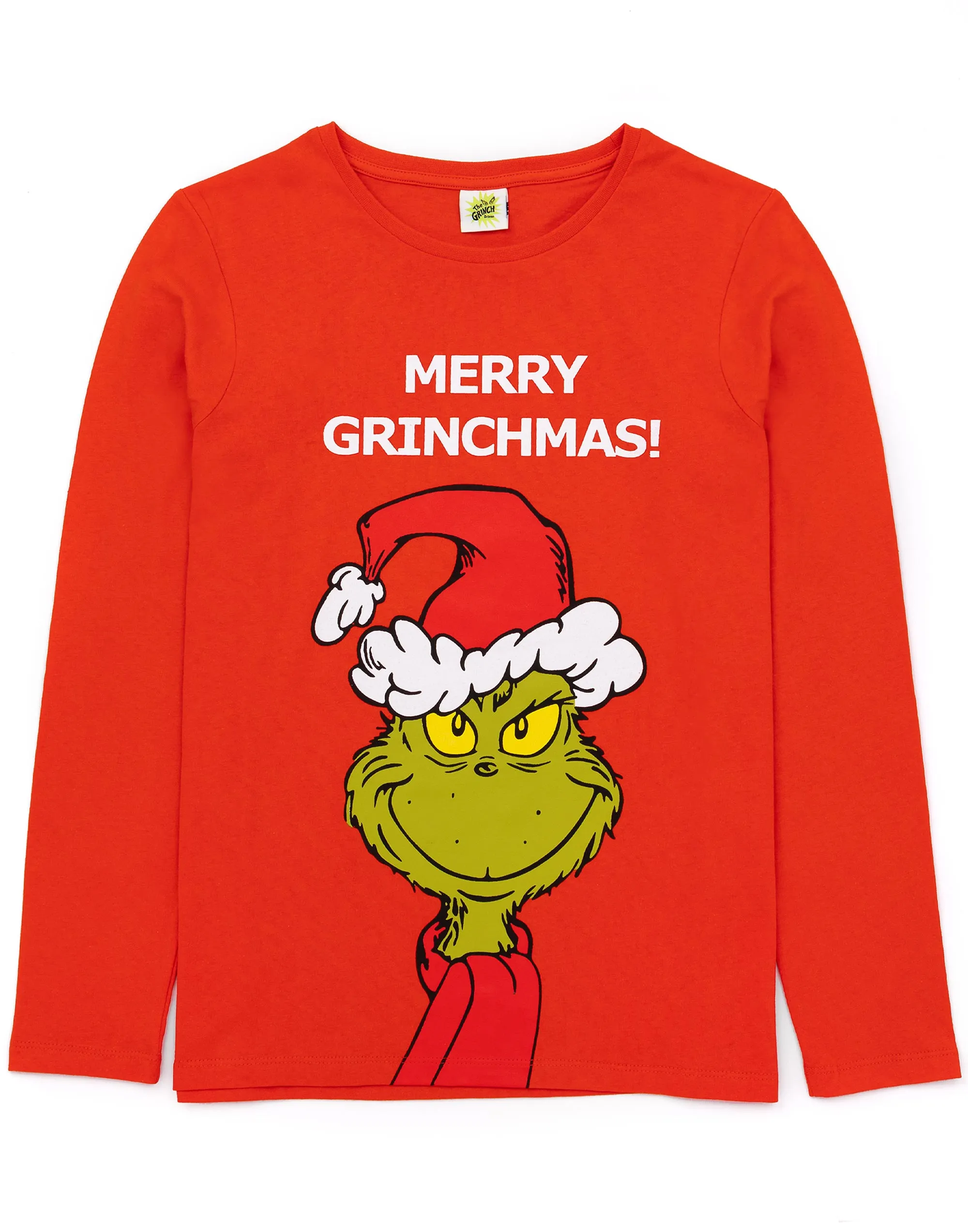 The Grinch Womens Christmas Matching Family Pyjamas - Red