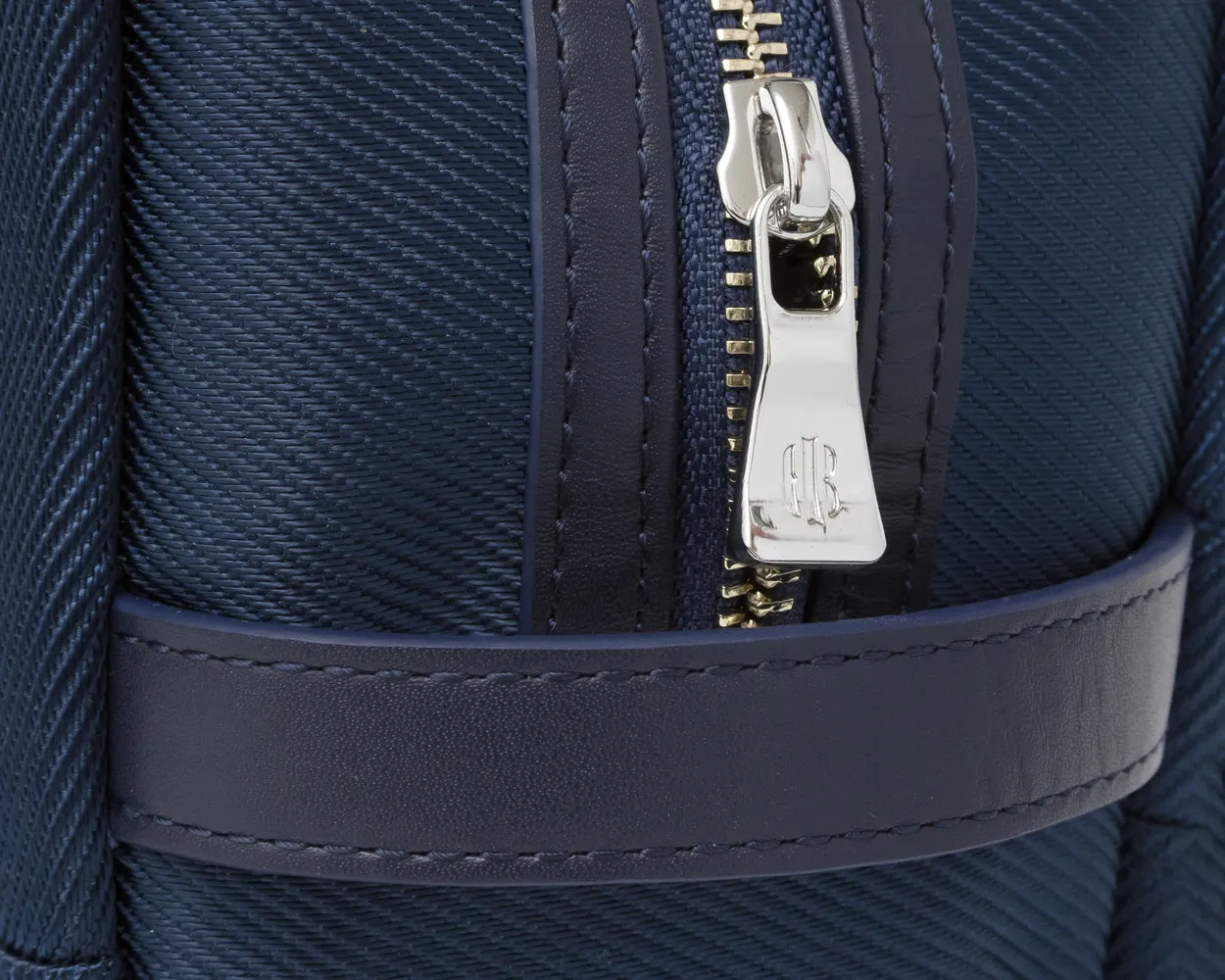 The Littler Dopp Kit: Navy Ballistic - White Embroidery