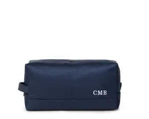 The Littler Dopp Kit: Navy Ballistic - White Embroidery