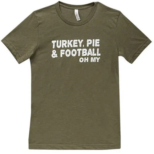 *Turkey Pie & Football T-Shirt Heather City Green XXL