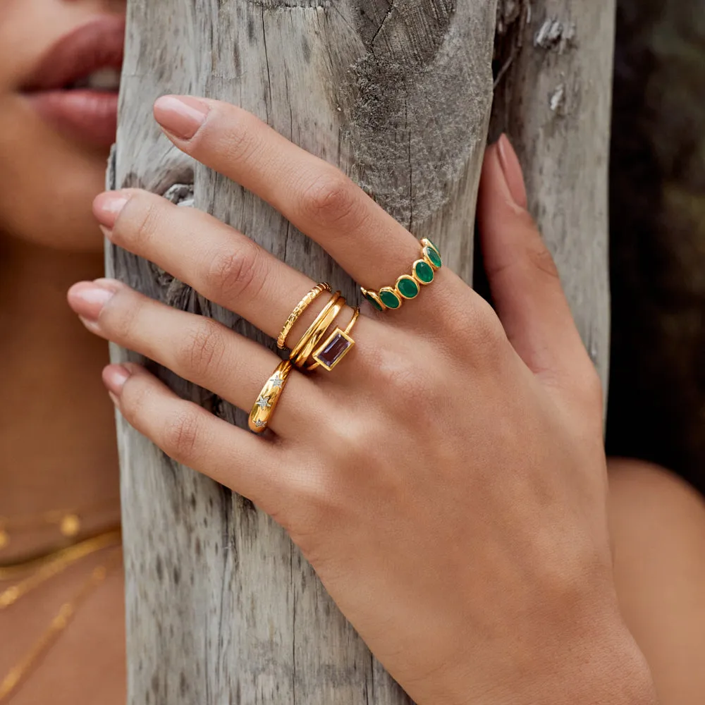 Violeta Green Onyx Ring