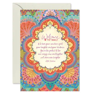 Welcome To The Family Greeting Card